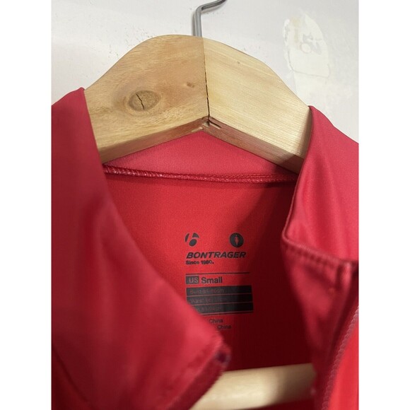 Bontrager Solstice Womens Small Red White1/4 Zip Short Sleeve Cycling Jersey NWT - Picture 5 of 8